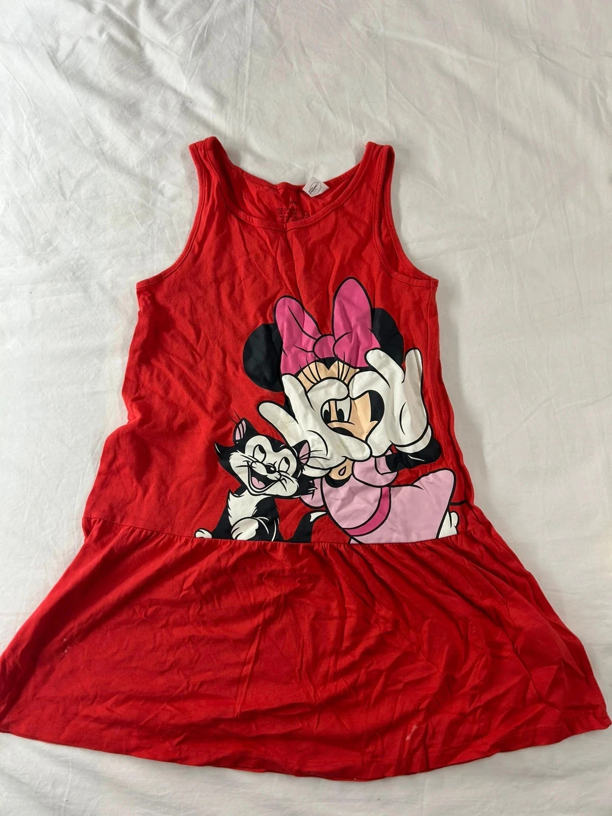 Robe Disney rouge imprimé